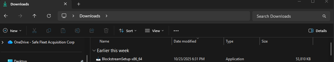 Downloads folder example